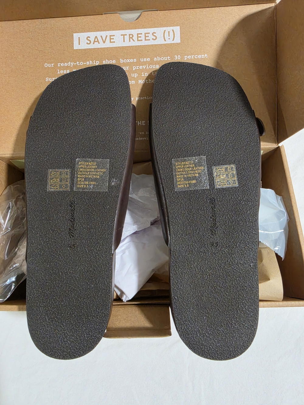 Cambrea Double Strap Sandal 9.5 - Picture 6 of 6